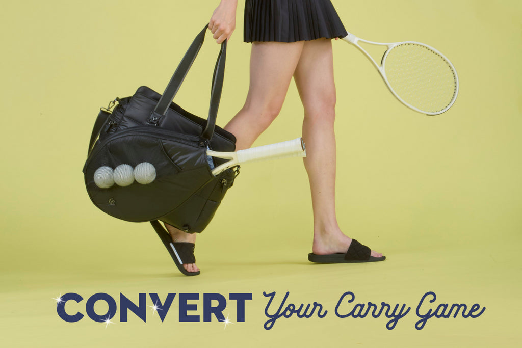 Makin'☁️ Mega ☁️ Moves on the Court with the Best Convertible Tennis Bag! 🎾