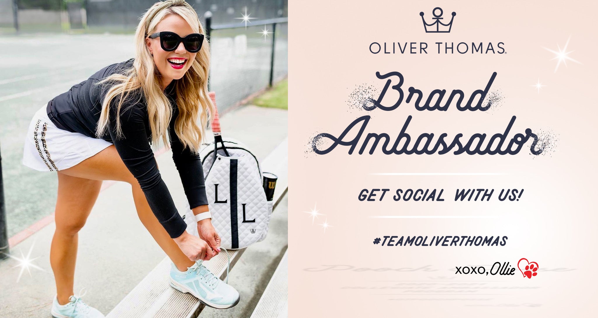 Oliver Thomas Brand Ambassador, Get Social with Us, #teamoliverthomas, xoxo, Ollie.