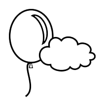 Balloon with Cloud