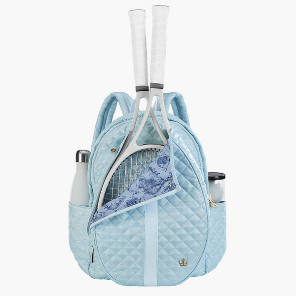 Designer top tennis backpack