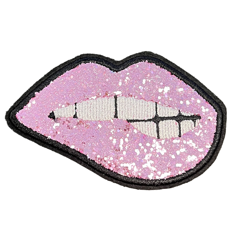 Pink Sparkle Lips