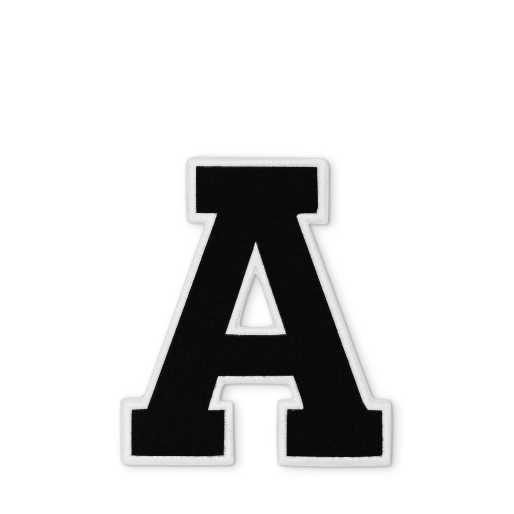 Varsity Letter A - Black