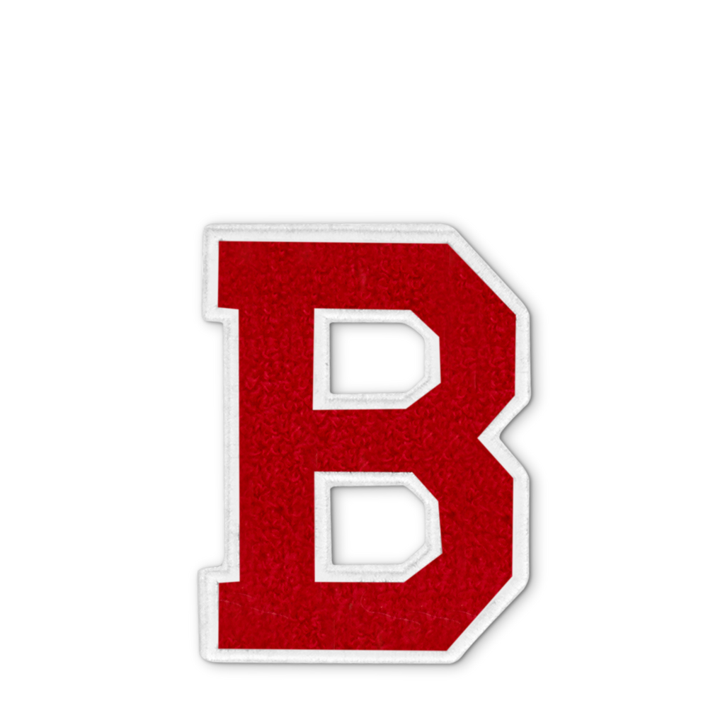 Varsity Letter B - Red