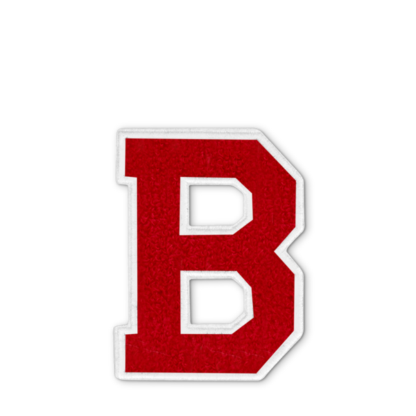 Varsity Letter B - Red