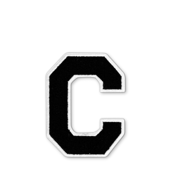 Varsity Letter C - Black