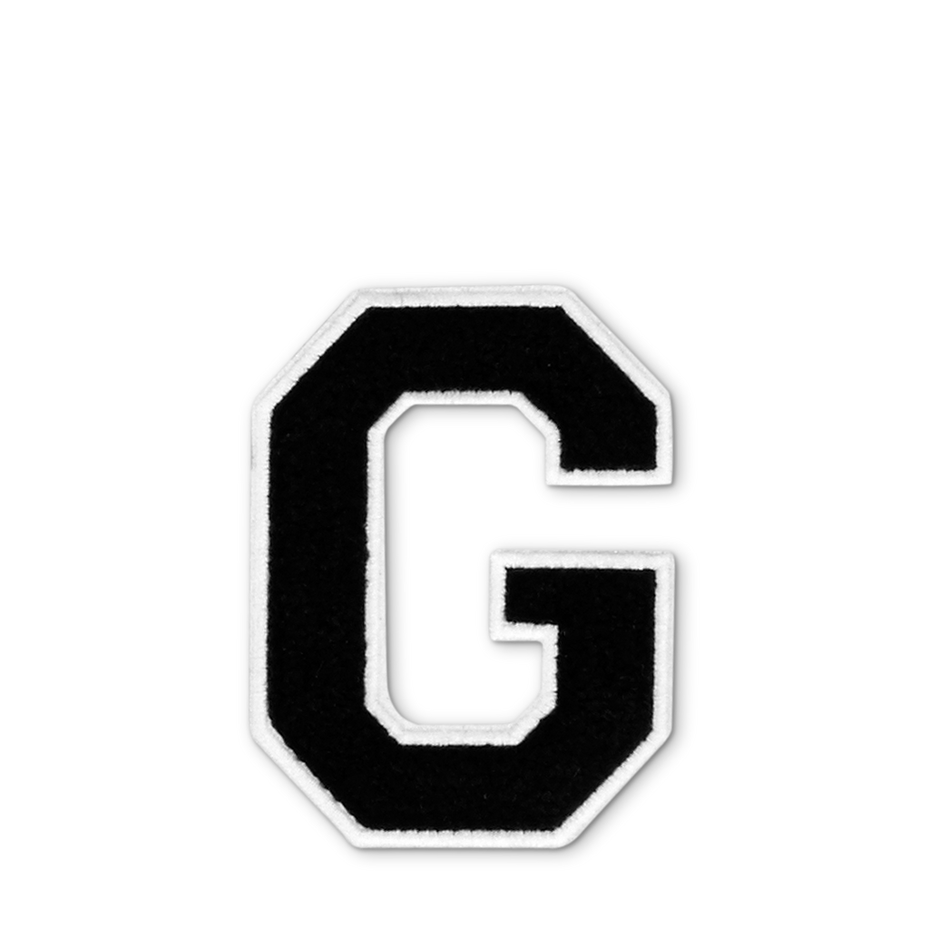 Varsity Letter G - Black