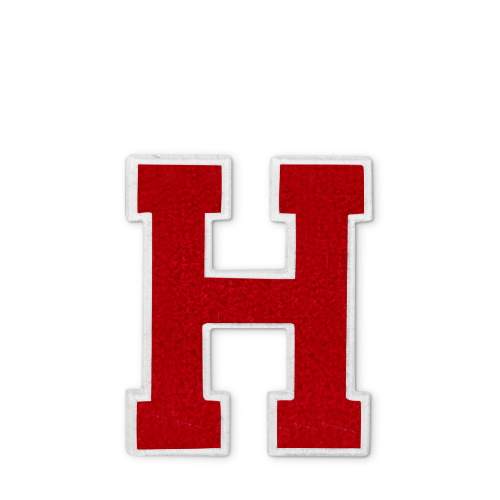 Varsity Letter H - Red