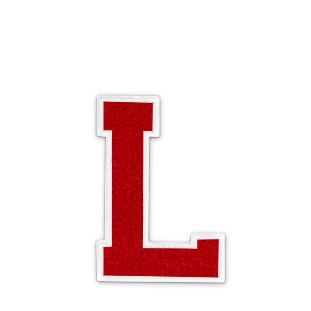Varsity Letter L - Red