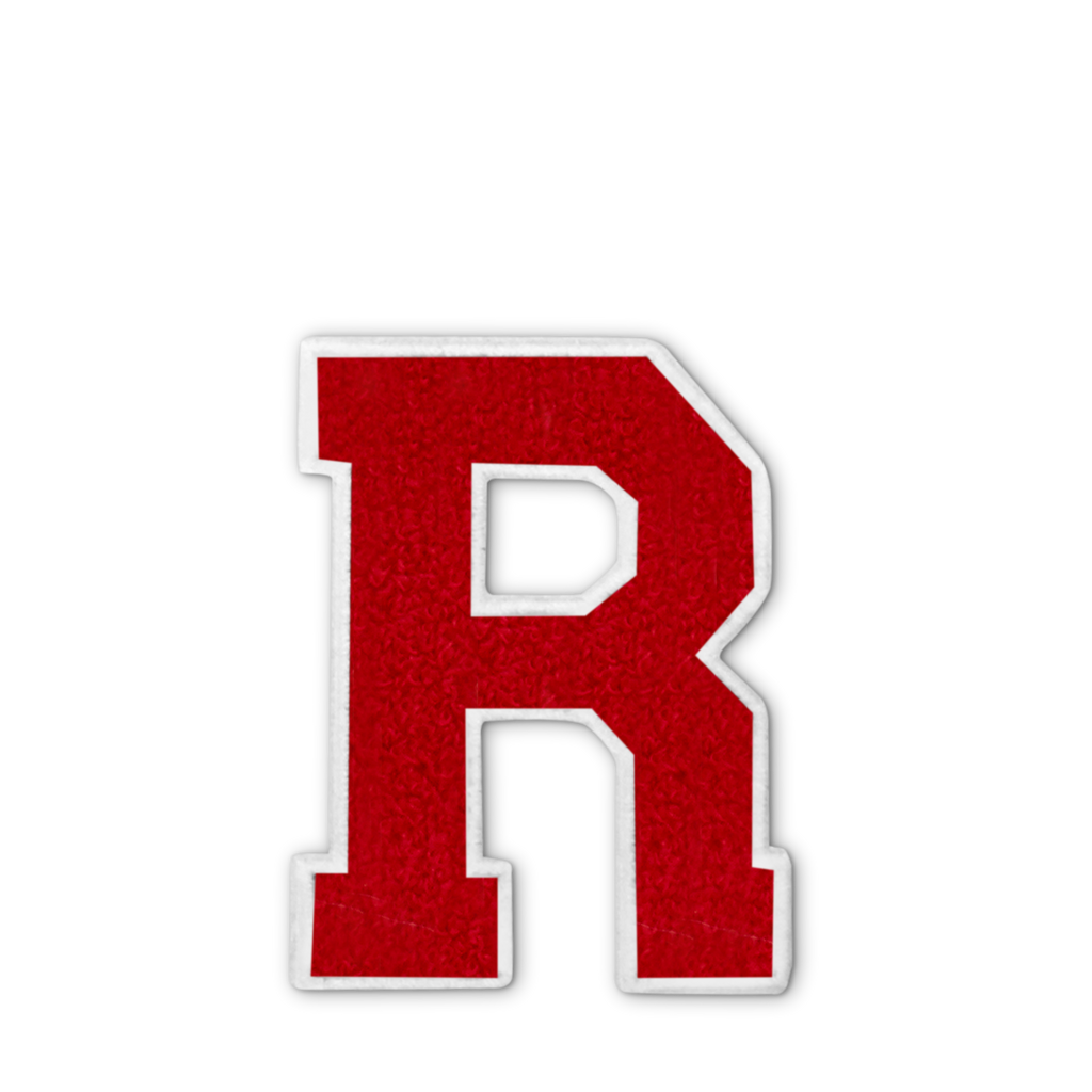 Varsity Letter R - Red