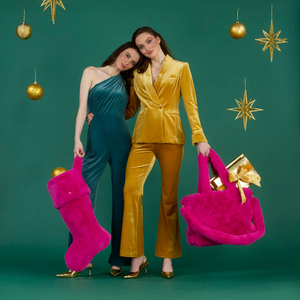 Faux Fur Oversized Stocking