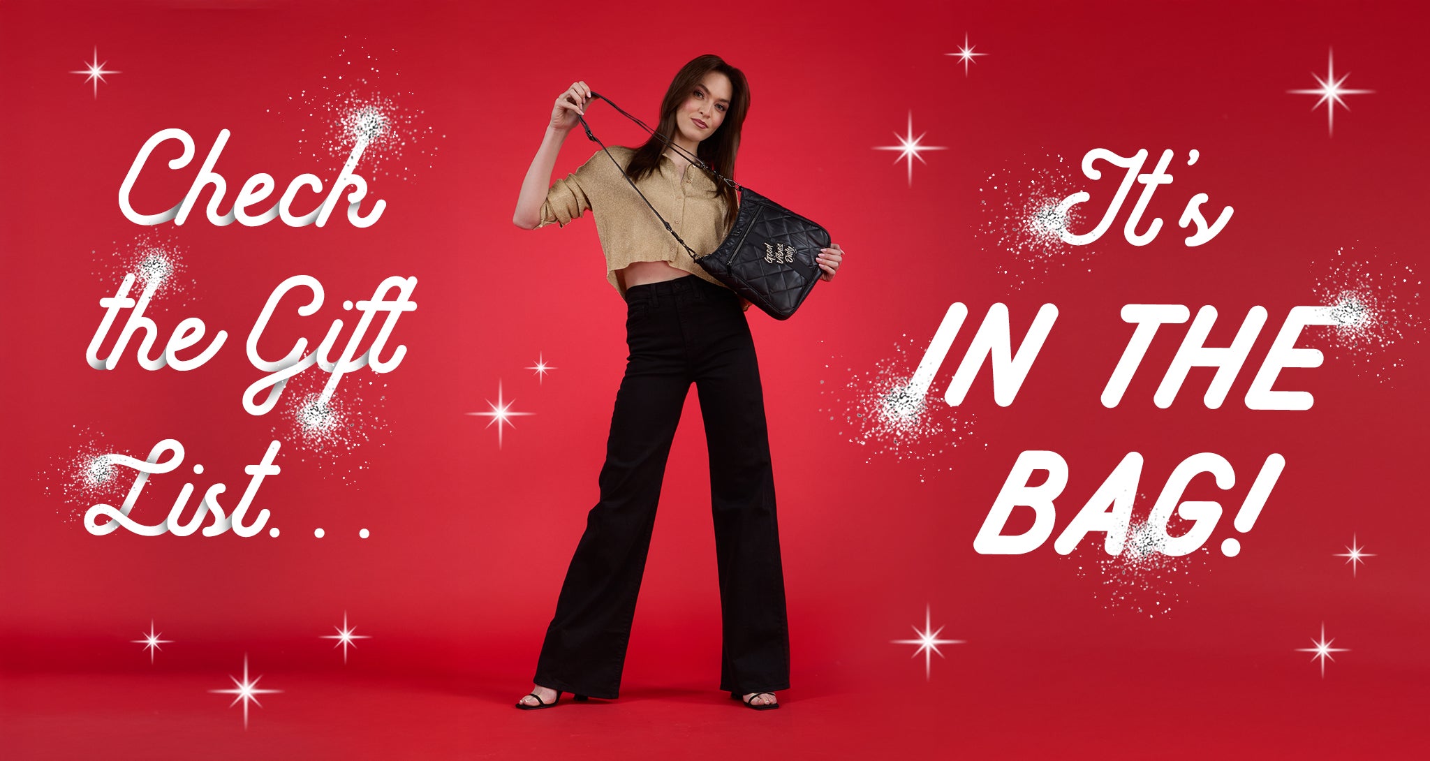 black maxed out crossbody