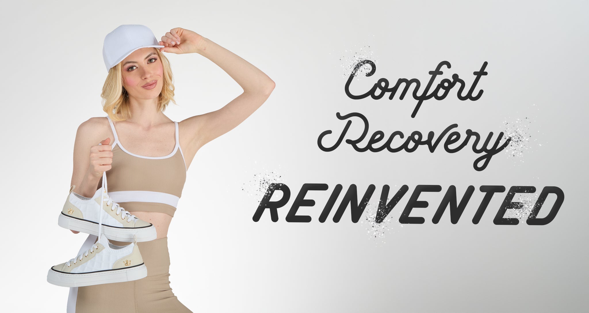 comfort recovery sneakers