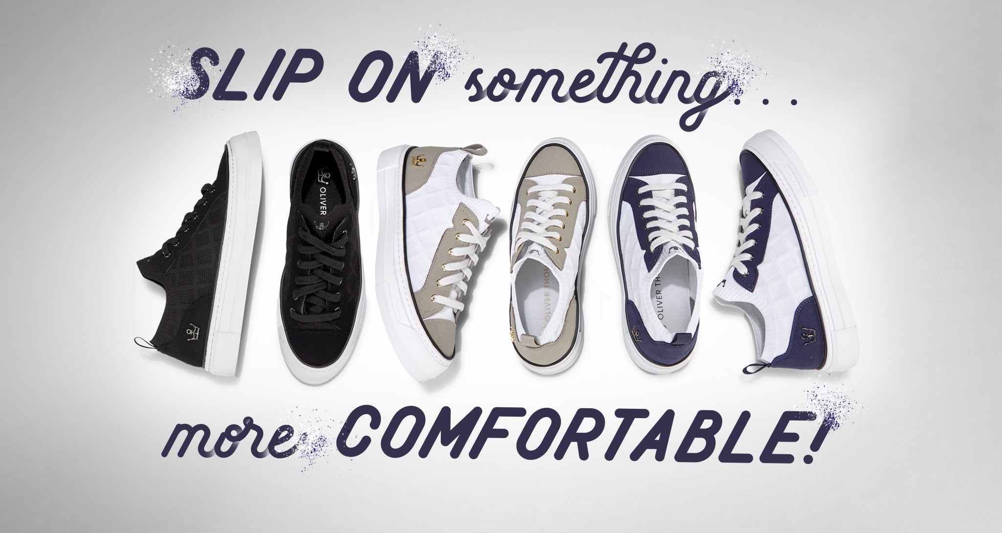 comfort recovery sneakers