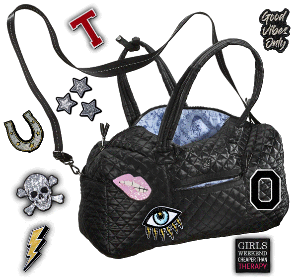 Tote with Animated Badges