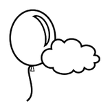 Balloon with Cloud