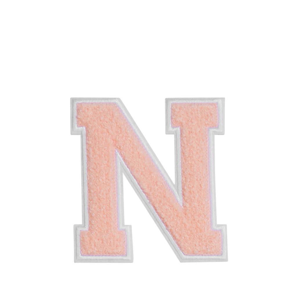 the letter n in pink