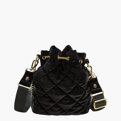 Velvet Mini Bucket Bag