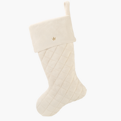 Faux Fur Quilted Oversized Stocking