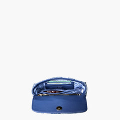 Faux Suede Heavy Stitch Mini Bestie Baguette