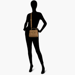 Maxed Out Faux Suede Mini Satchel