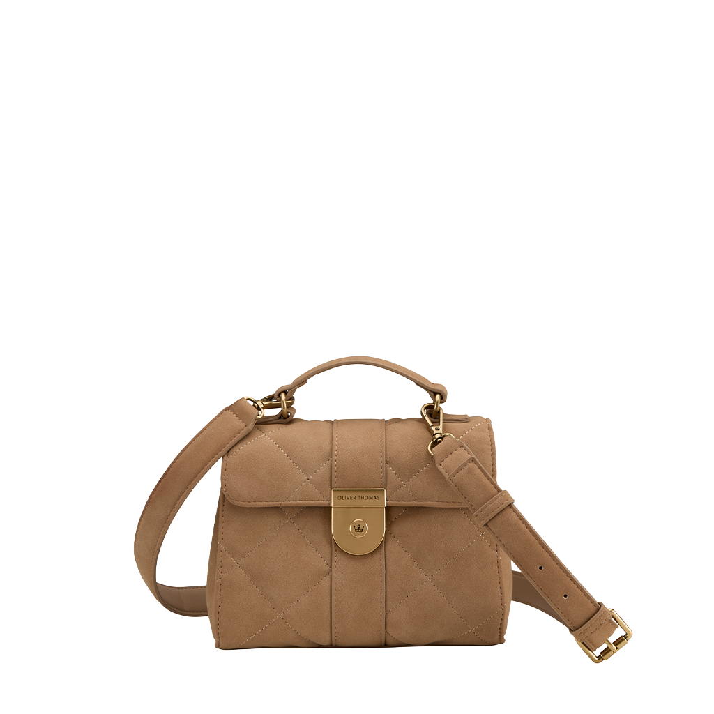 Maxed Out Faux Suede Mini Satchel