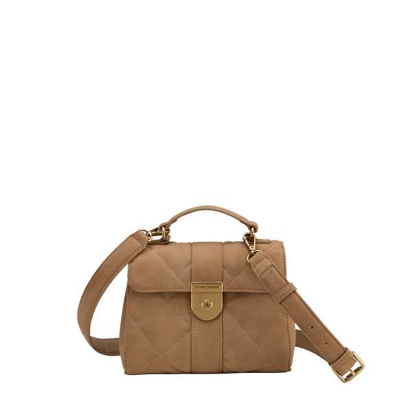 Maxed Out Faux Suede Mini Satchel