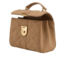Maxed Out Faux Suede Mini Satchel