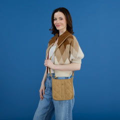 Maxed Out Faux Suede Crossbody
