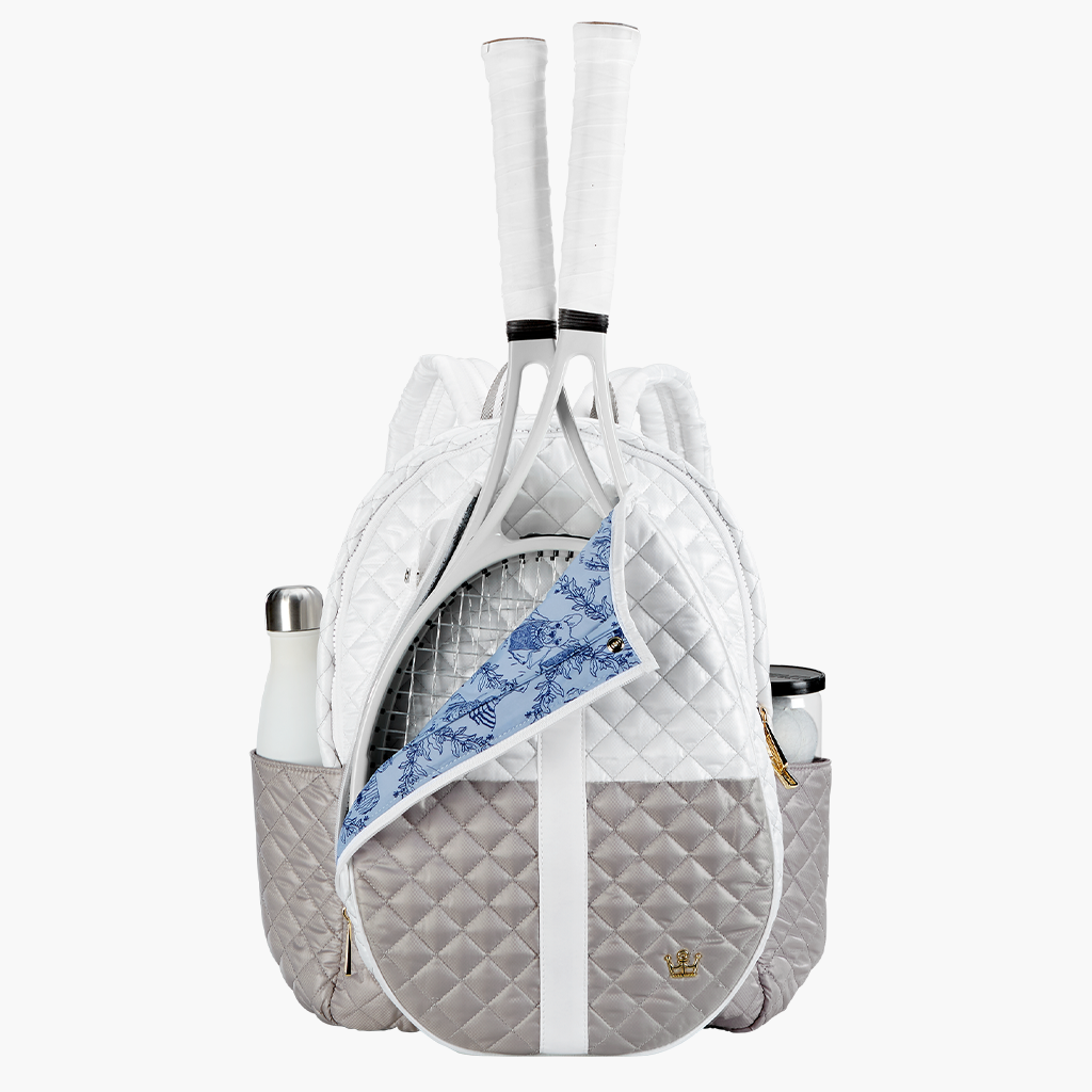 White tennis cheap backpack