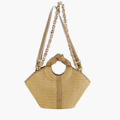 Knotted Herringbone Tote