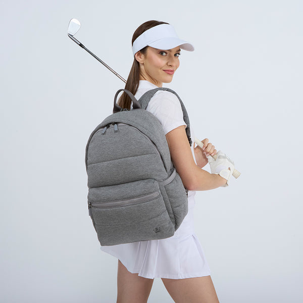 Cuddle Knit Laptop Backpack - Golf