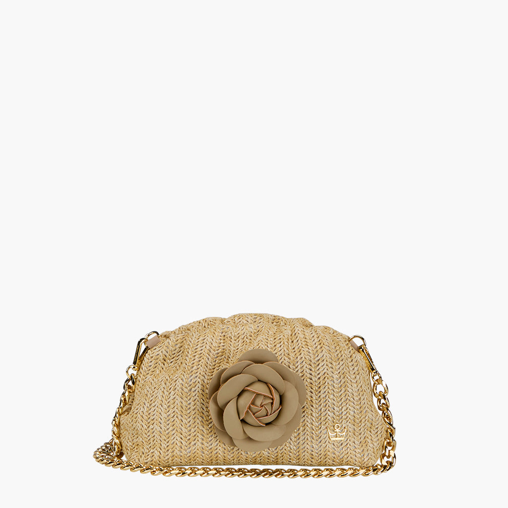 Herringbone Rose Pouchette