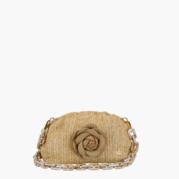 Herringbone Rose Pouchette