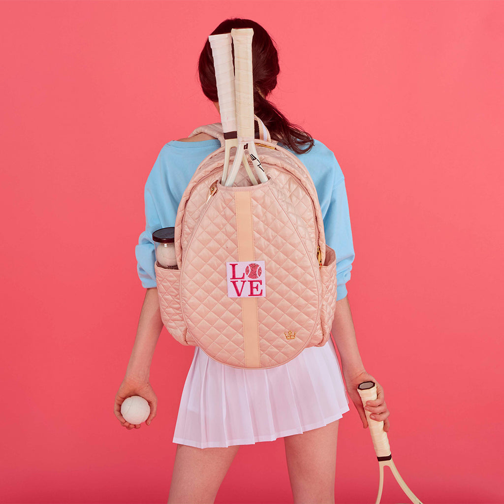 Oliver Thomas Hot Pink Quilted Backpack 24 + 7 Tennis Backpack – Oliver Thomas main image 2