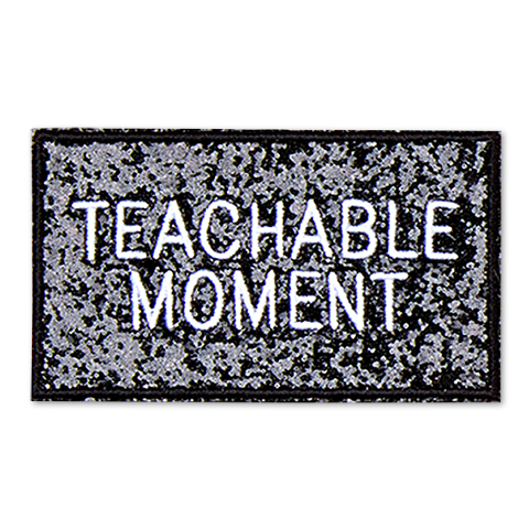 Teachable moment