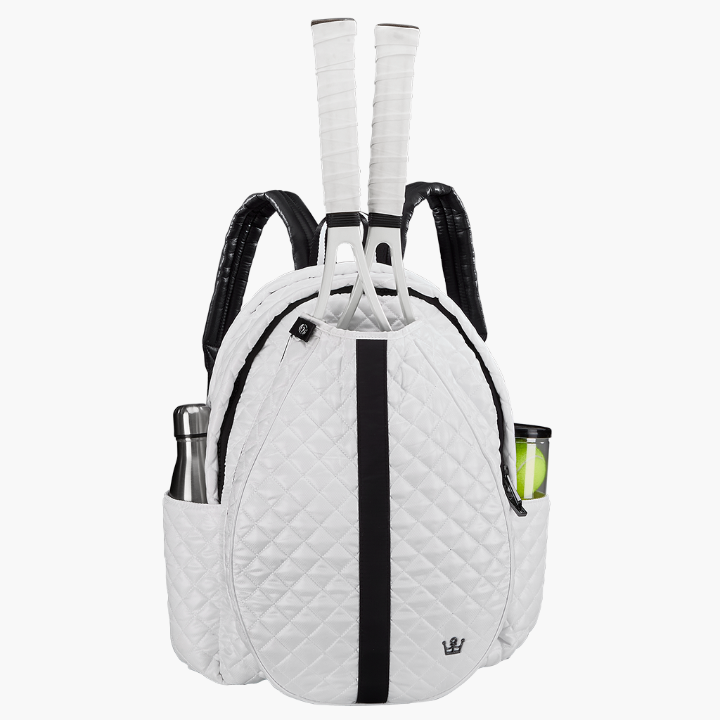 White top tennis bag
