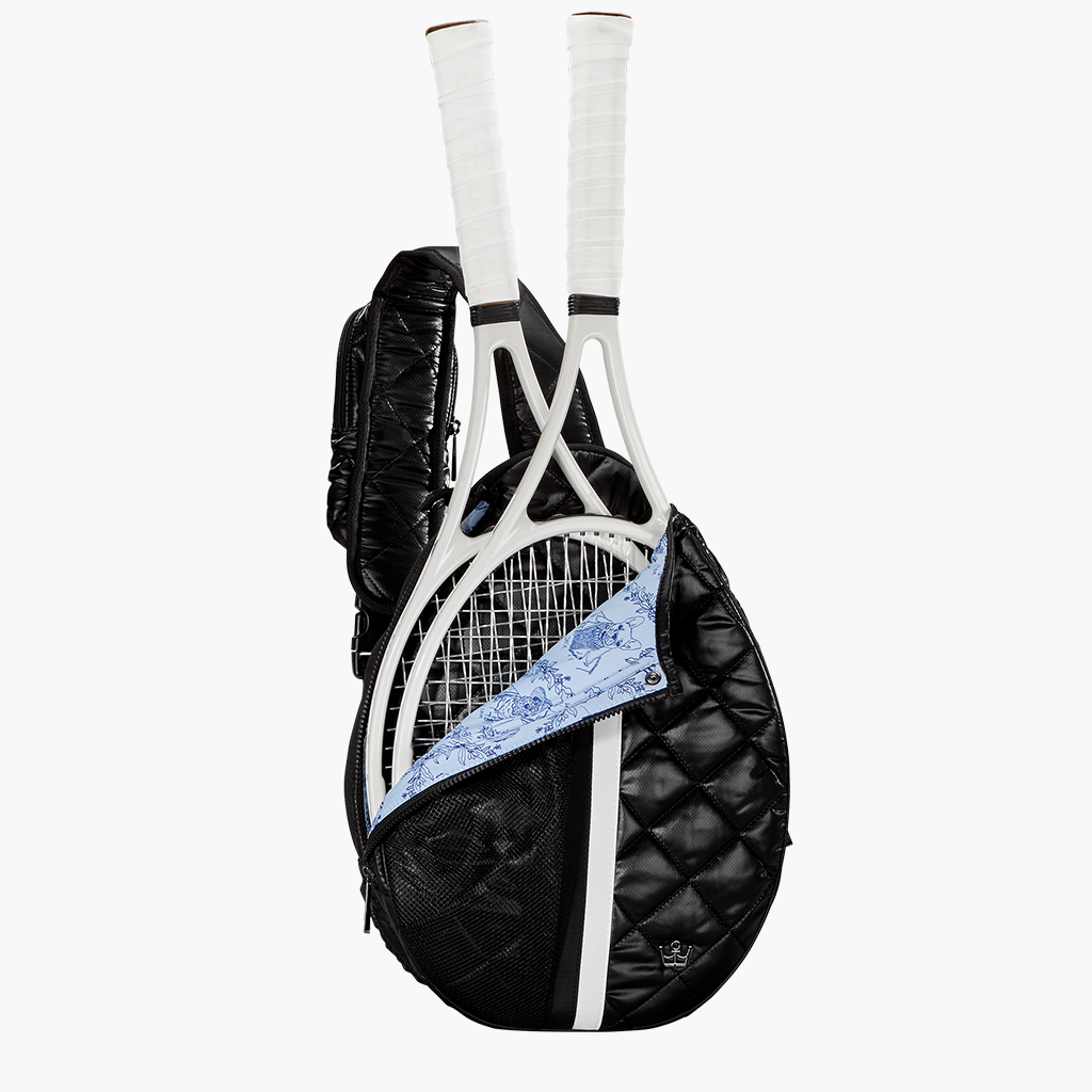 Tennis clearance sling backpack