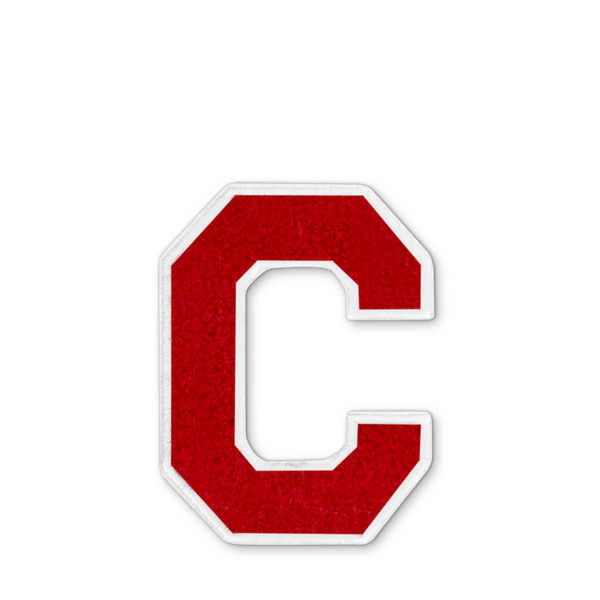 Cl Red Letters Varsity Letter C - Red – Oliver Thomas